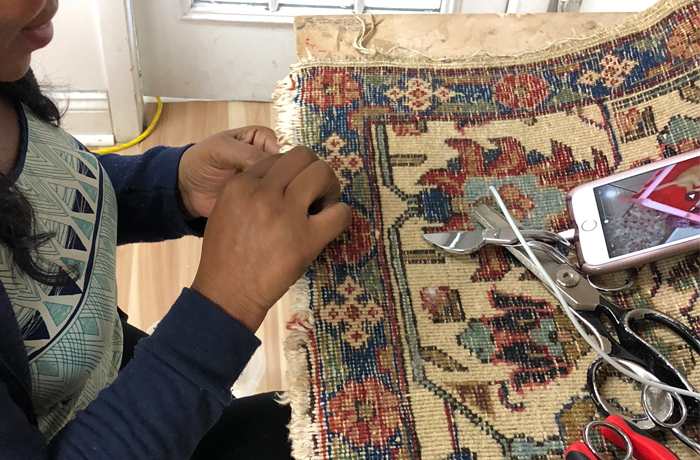 Antique Rug Repair