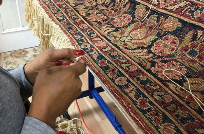 Rug Fringe Cleaning